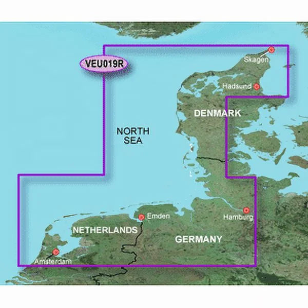 Garmin BlueChart® g3 Vision® HD - VEU019R - Alborg to Amsterdam - microSizeD™/SizeD™