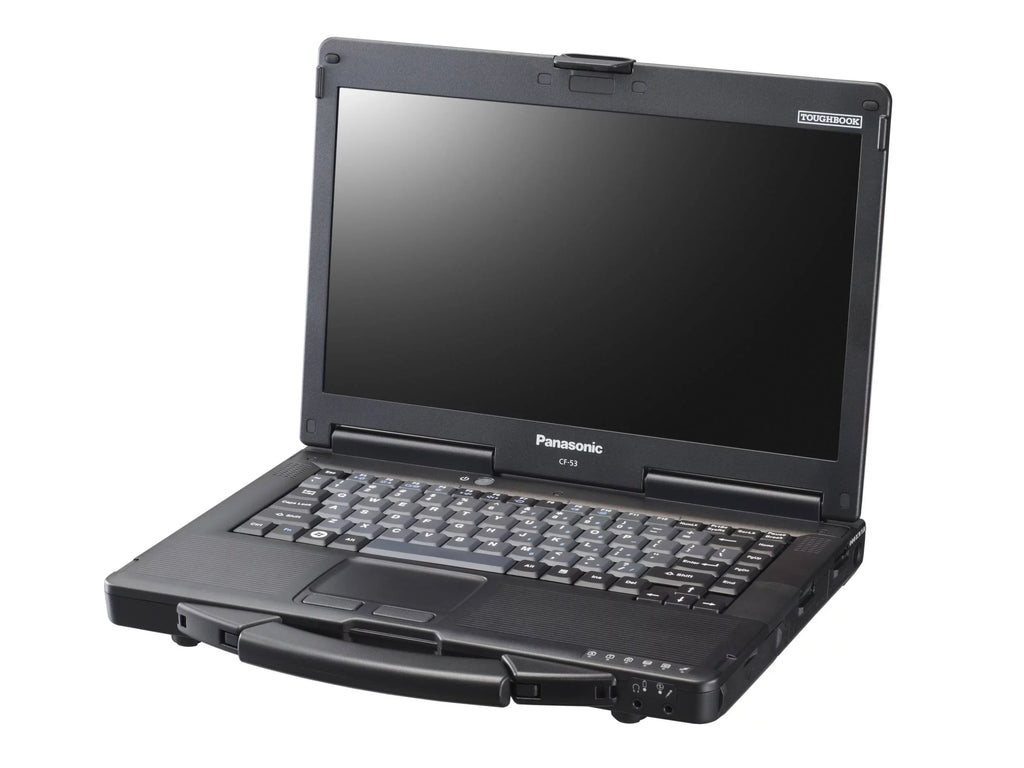 Used Panasonic A Grade CF-53 Toughbook 14-inch (High Definition-720p LED 1366 x 768) 2.1GHz Core i5 250GB HD 2 GB Memory Win 7 Pro OSize Power Adapter Included