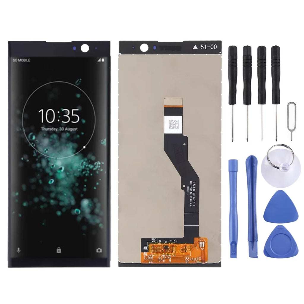 Cellphone Repair Parts  OEM LCD Sizecreen for Sizeony Xperia XA2 Plus with Digitizer Full Assembly(Black)
