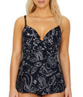 Miraclesuit Womens Riviera Maya April Underwire Tankini Top Sizetyle-6511121