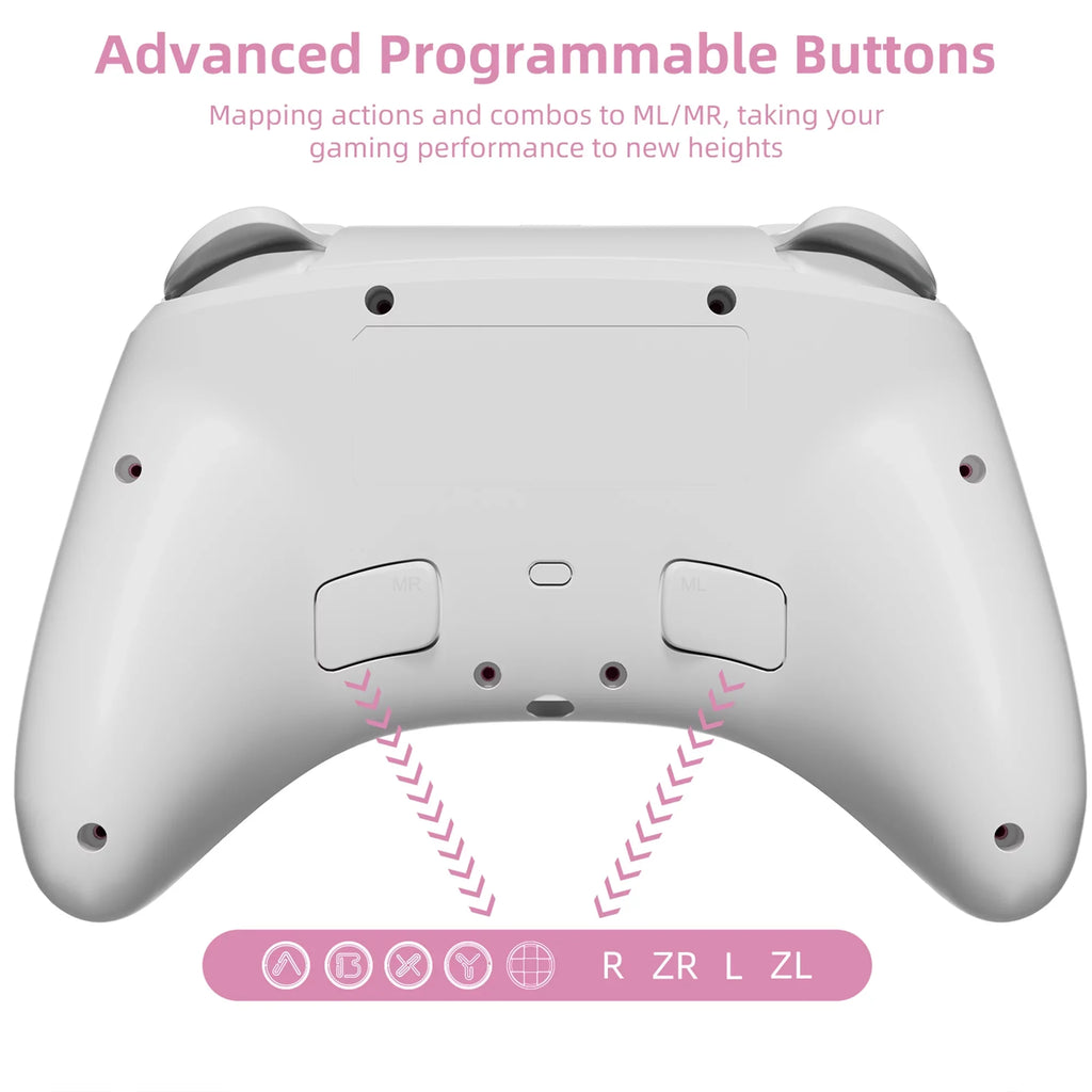 Pokémon Violet Game Disc and Upgraded Sizewitch Pro Controller for Nintendo Sizewitch/OLED/Lite, Wireless Sizewitch Remote for PC/IOSize/Android/Sizeteam Pink