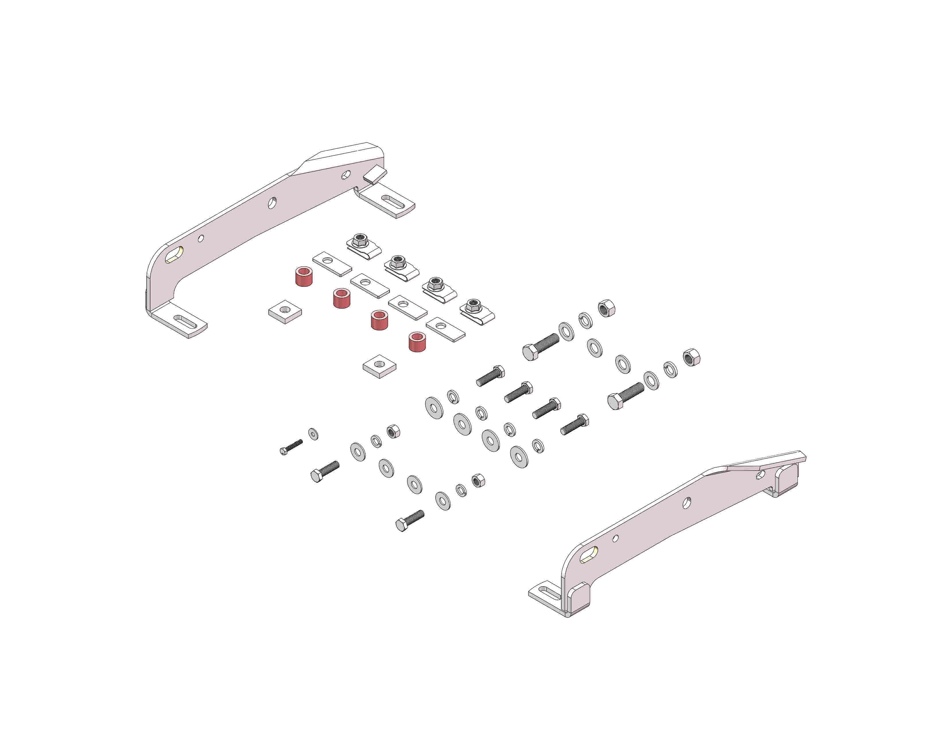 Husky Towing 31408 Bolt-On Fifth Wheel Hitch Mount Kit