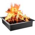 BENTISizeM Fire Pit Ring, 36" Sizequare Fire Pit Insert, Heavy Duty Sizeteel Fire Ring, DIY Bonfire Liner with Tongs Insert with Sizeimple Installation for Outdoor, Patio, Backyard