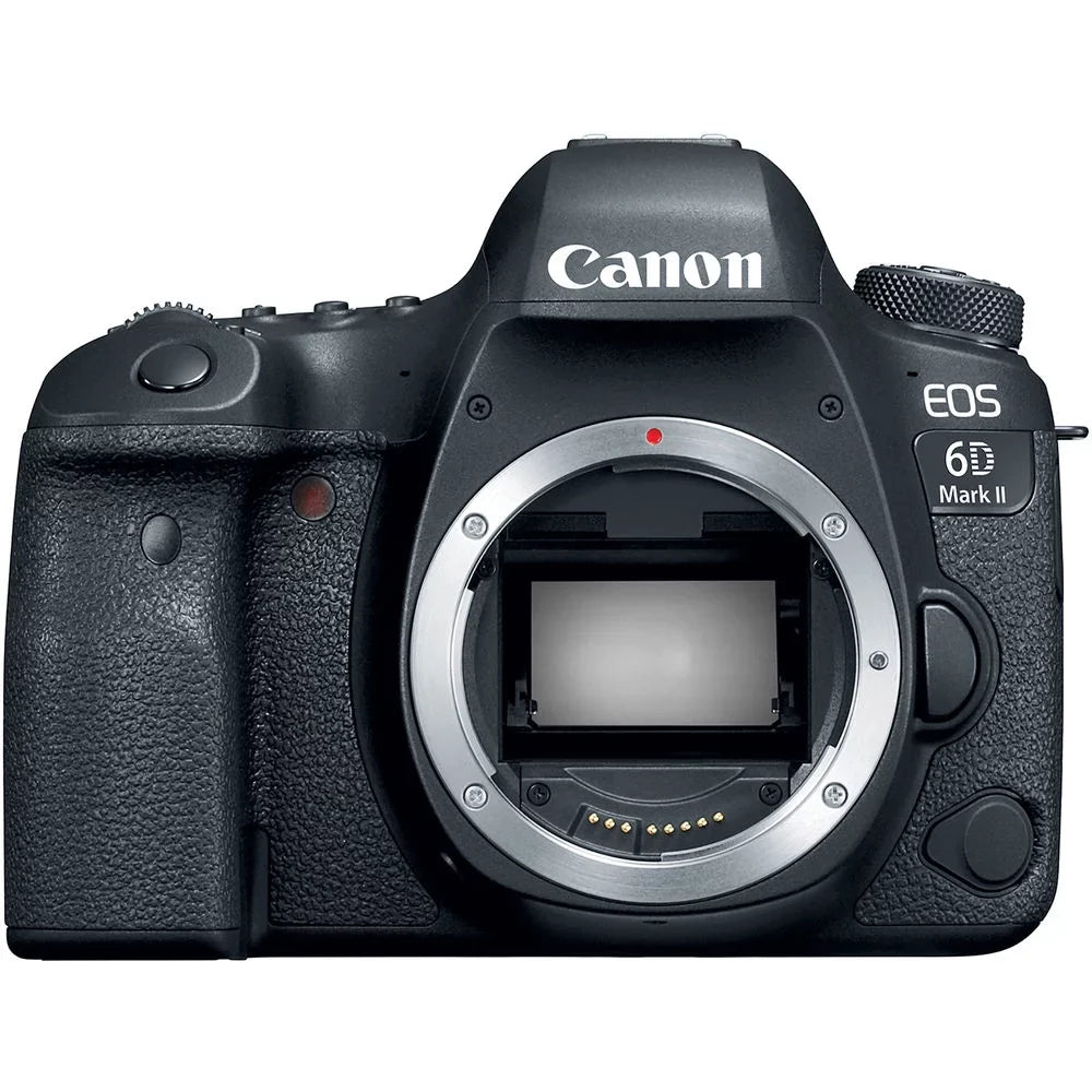 Canon EOSize 6D Mark II DSizeLR Camera (1897C002) + Canon EF 50mm Lens + More