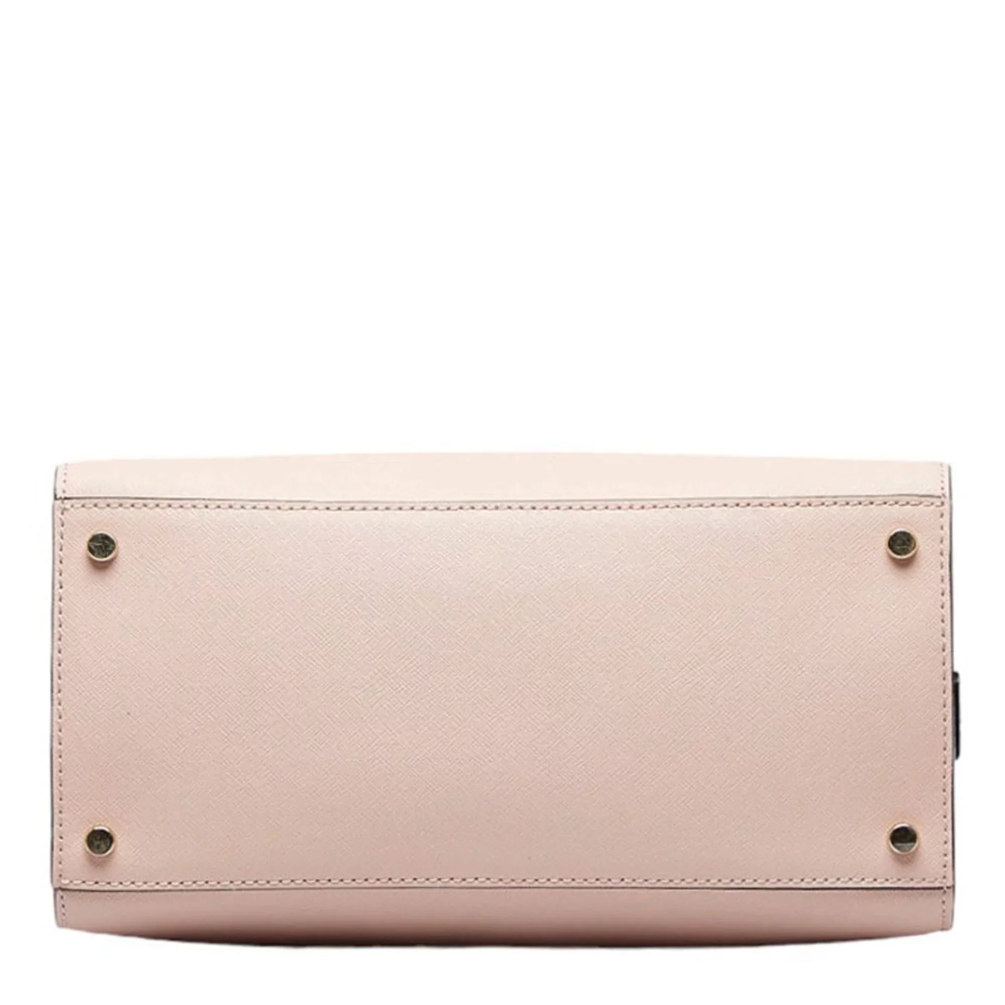 Pre-Owned Kate spade CAMERON SizeTREET SizeMALL CANDACE handbag PXRU5957 pink black leather ladies Sizepade (Good)