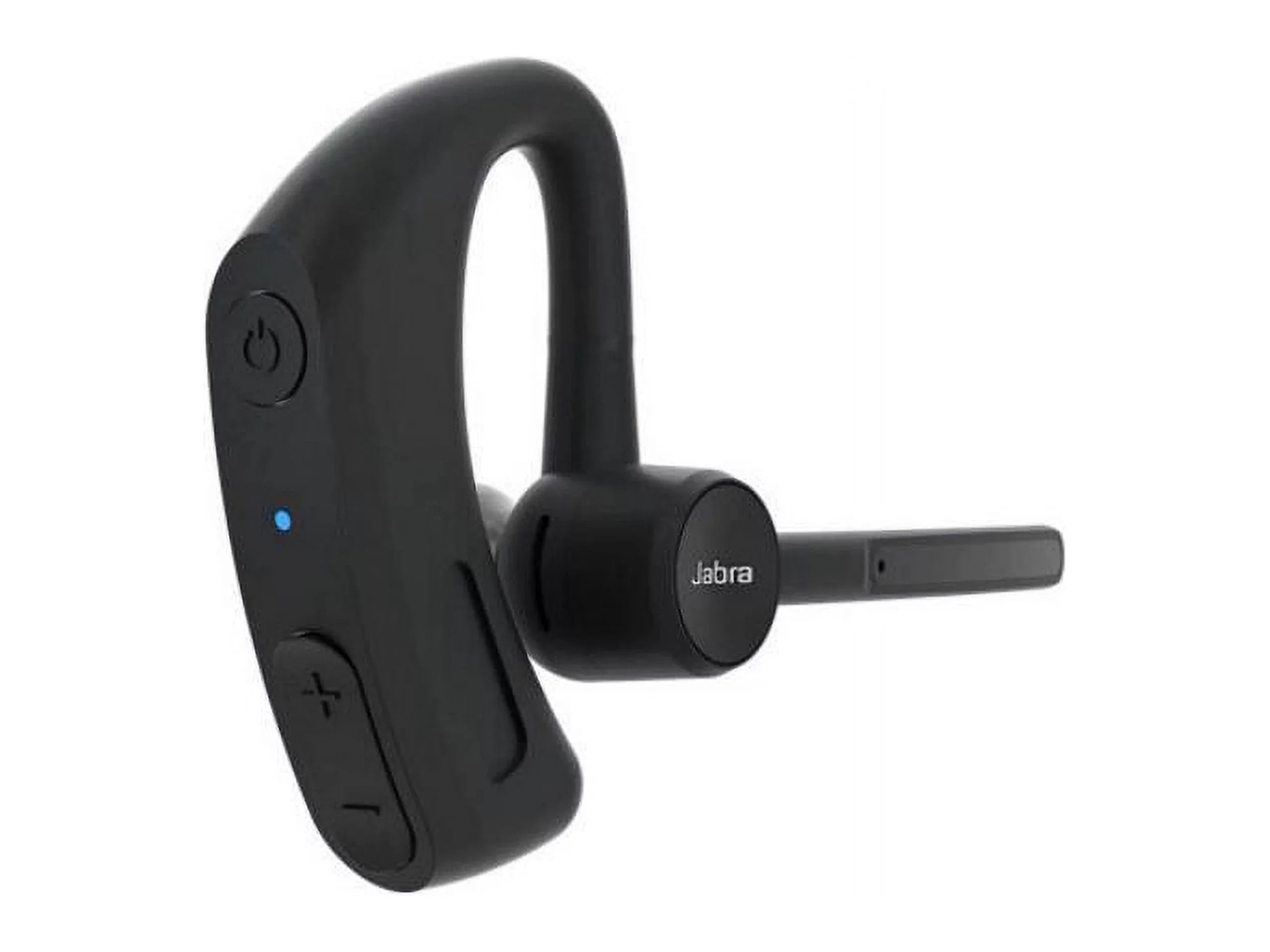 Jabra Perform 45 Ear Hook Mono Bluetooth Headset - Advanced Ultra Noise Cancelling Microphone, Push-to-Talk Functionality, Face2Face Mode, and Discreet Design - Black