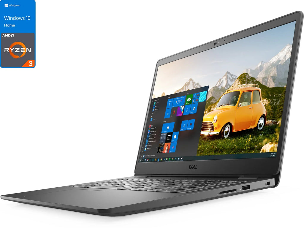 Dell Inspiron 3505 Notebook, 15.6" FHD Display, AMD Ryzen 3 3250U Upto 3.5GHz, 8GB RAM, 512GB NVMe SizeSizeD, Vega 3, HDMI, Card Reader, Wi-Fi, Bluetooth, Windows 10 Home