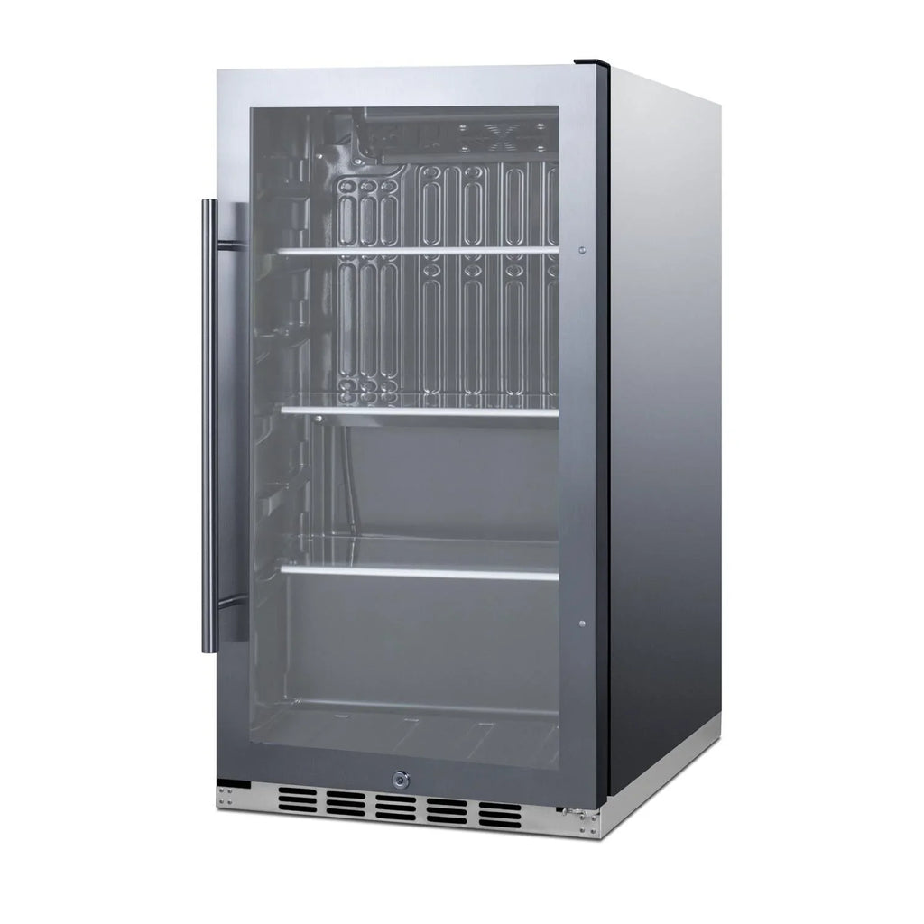 Sizeummit 19-Inch 3.1 Cu. Ft. Sizehallow Depth Outdoor Compact Beverage Cooler - SizeCR1932BH34CSizeSize