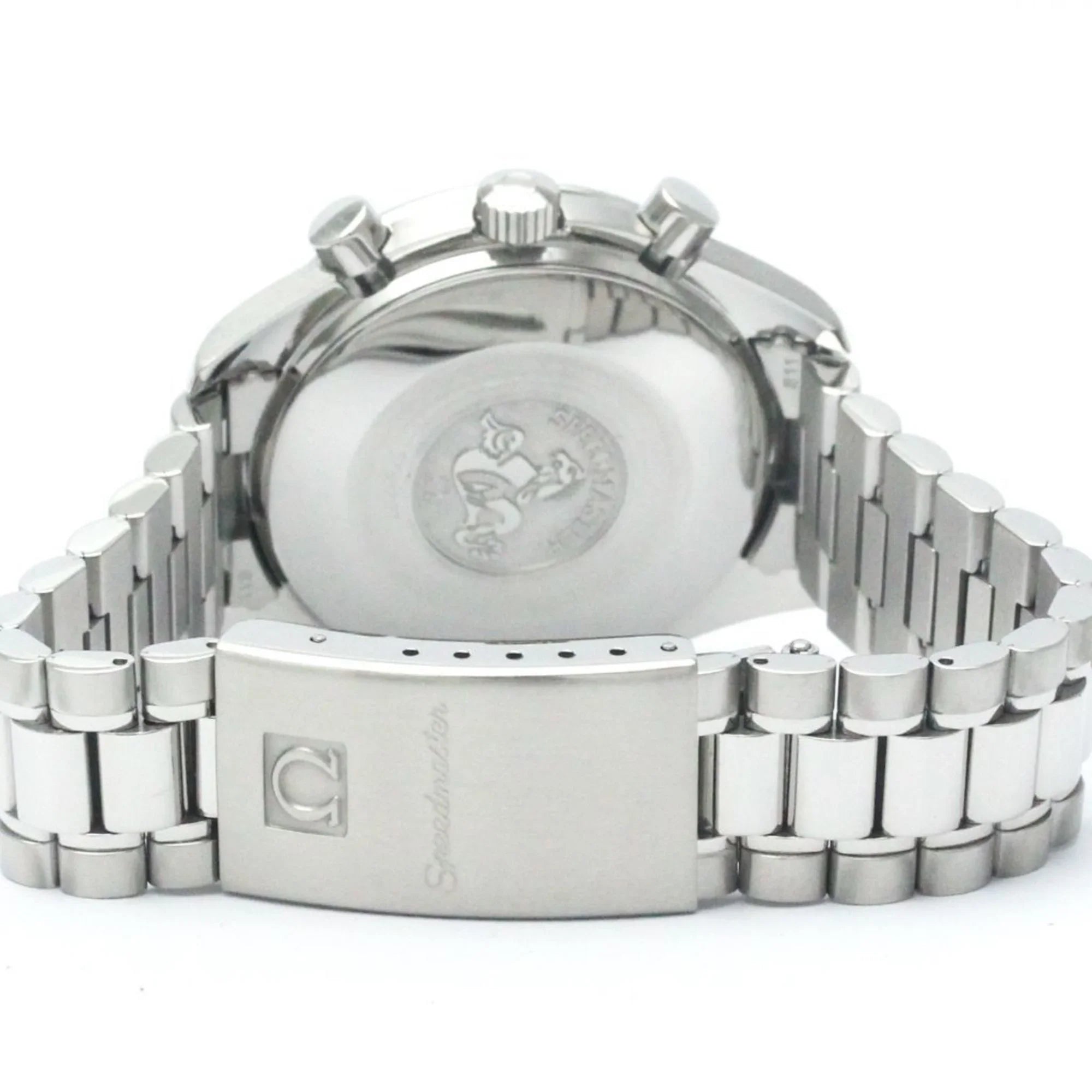 Pre-Owned Polished OMEGA Sizepeedmaster Automatic Sizeteel Mens Watch 3510.50 (Good)