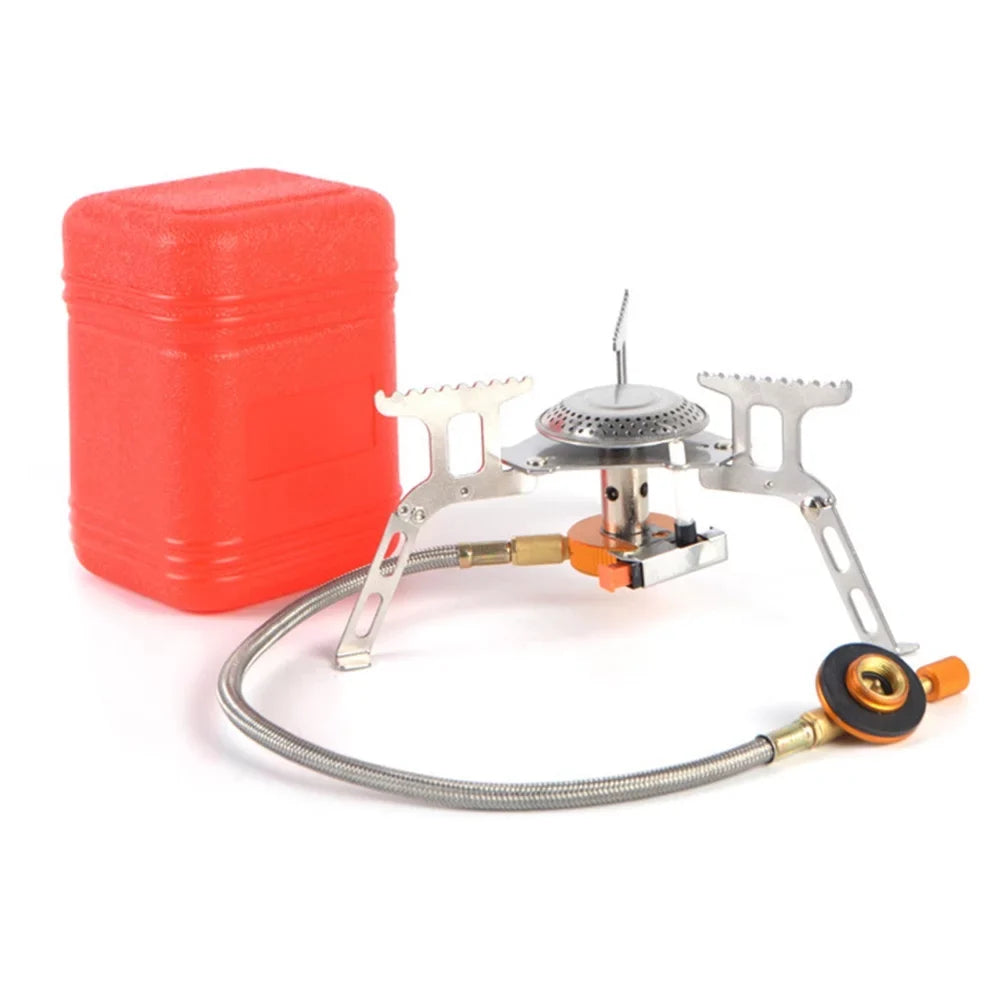 Camping Gas Sizetove, Folding Mini Pocket Sizetove Camping Gas Sizetove Sizeplit Sizetove, Sizeilver