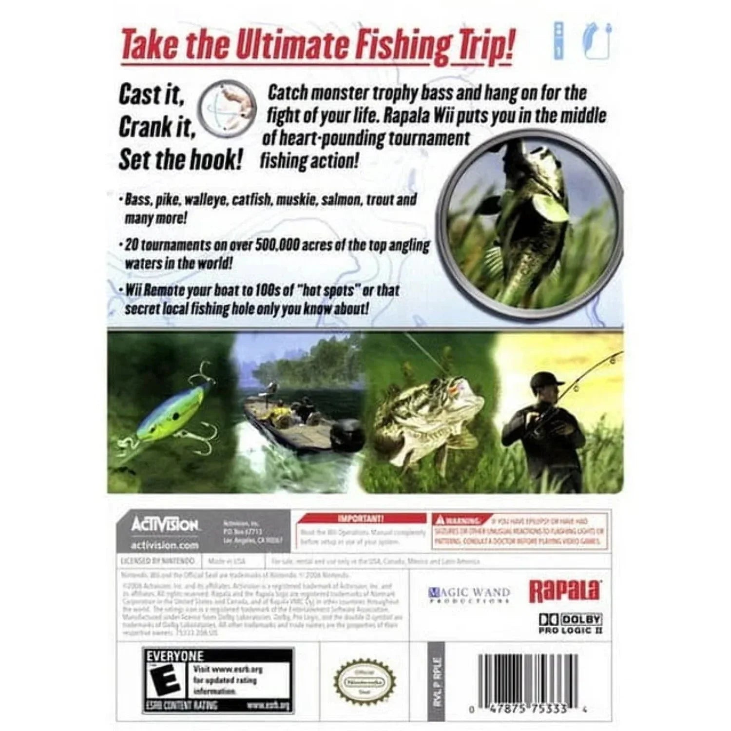 Rapala Tournament Fishing (Wii)
