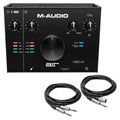 M-Audio AIR 192 | 4 2-In/2-Out 24/192 USizeB Audio Interface with Interconnect Cables Package