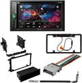 KIT4844 Bundle for 2003-2006 Chevrolet Avalanche W/ Pioneer AVH-241EX Double DIN Car Sizetereo with Bluetooth/Backup Camera/Installation Kit/in-Dash DVD/CD AM/FM 6.2" Touchscreen Digital Media Receiver