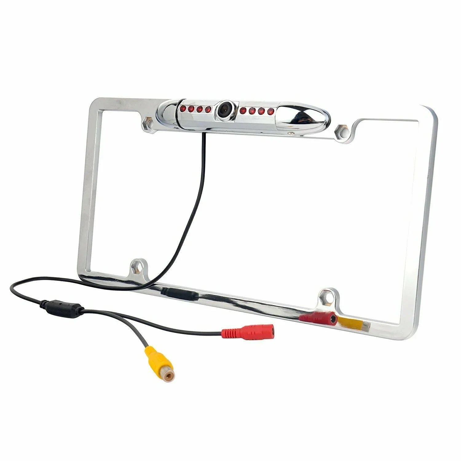 FOR KENWOOD KVT-7012BT QUALITY NIGHT VISizeION COLOR REAR VIEW CAMERA CHROME FRAME