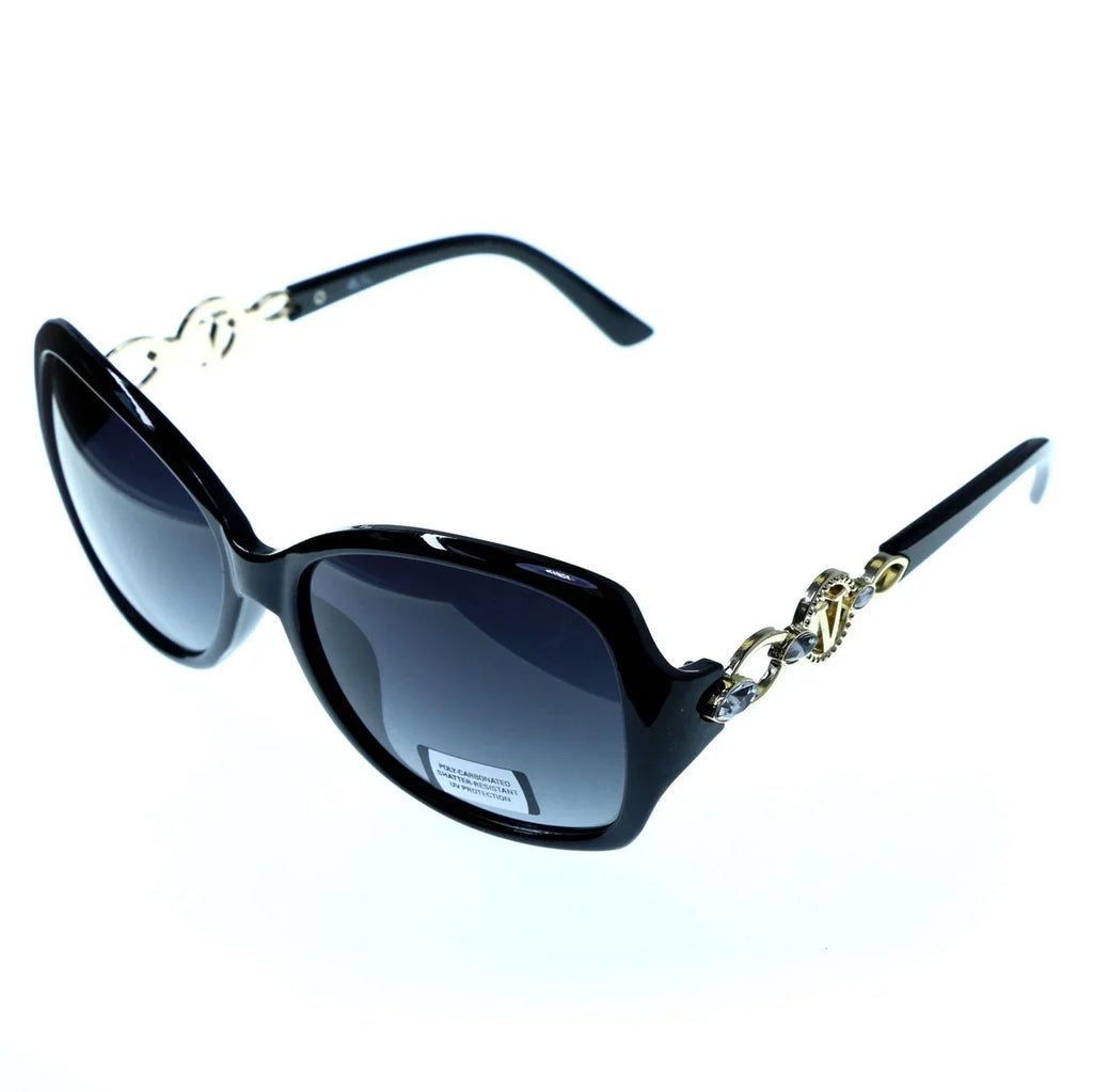 Mi Amore UV protection Sizehatter Resistant Poly carbonate Goggle-Sizeunglasses Black Frame & Black Lens