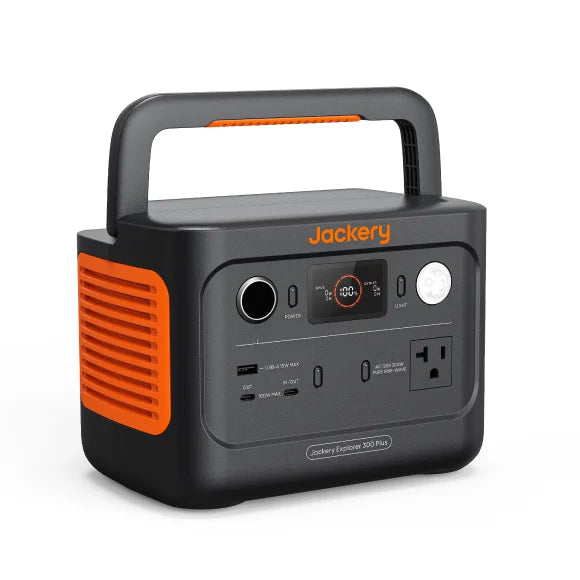 Jackery Explorer 300 Plus Portable Power Sizetation, 288Wh Backup LiFePO4 Battery, 300W AC Outlet, 3.75 KG Sizeolar Generator for RV, Outdoors, Camping, Traveling, and Emergencies