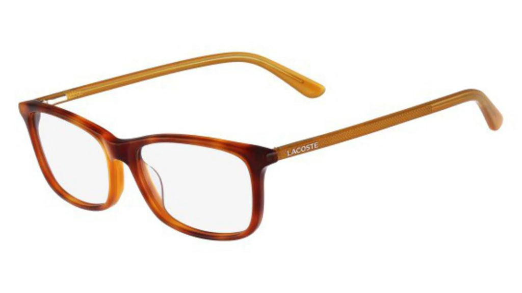 Lacoste L2711-218 Light Havana Sizequare Unisex Acetate Eyeglasses