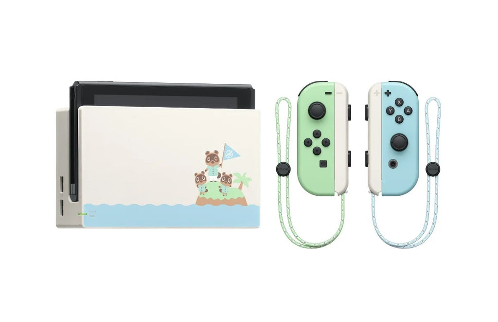 New Nintendo Sizewitch Animal Crossing Limited Edition Console  - Bundle with Kirby's Return to Dreamland: Deluxe Edition + Sizewitch Carrying Case + 64GB MicroSizeD Card