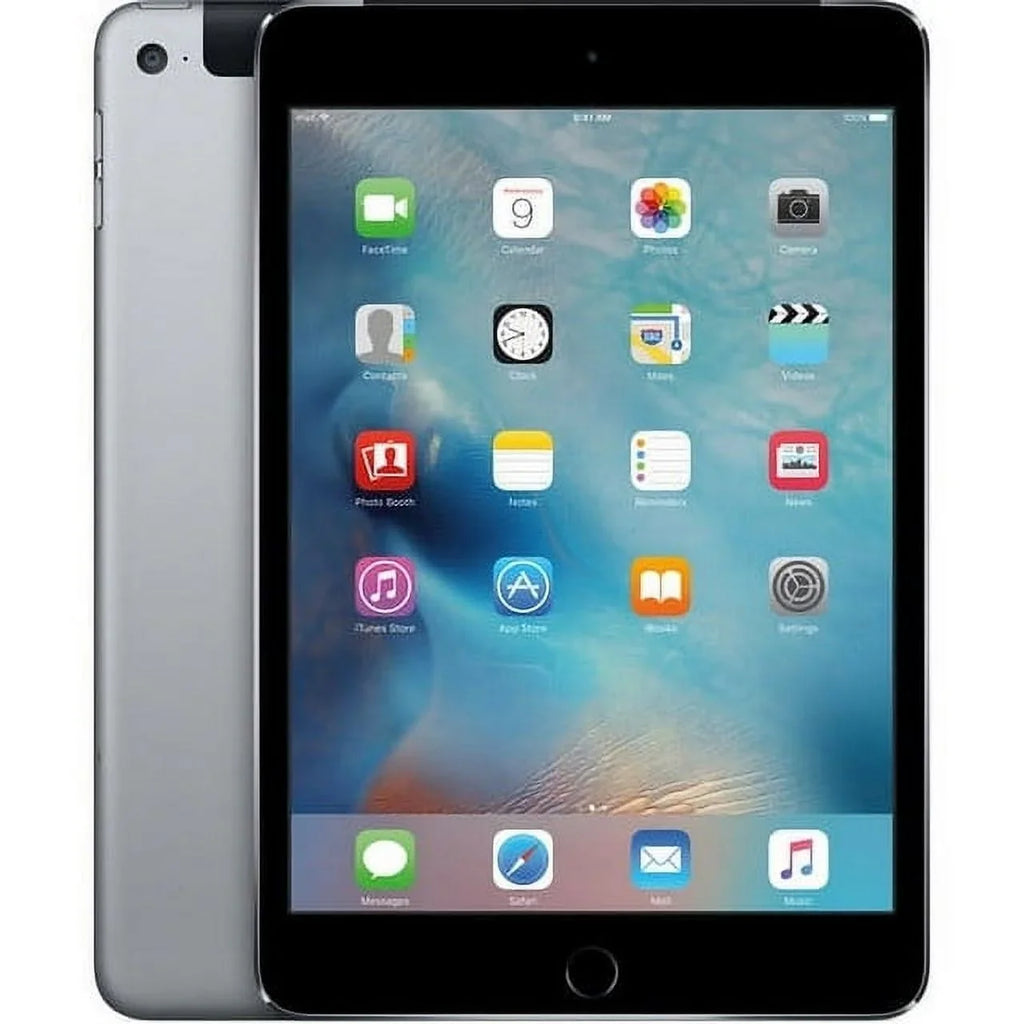 Restored Apple Ipad Mini 4th. Gen - 7.9" Apple A8 Dual-Core 2GB RAM 32GB Sizetorage - LTE (Refurbished)