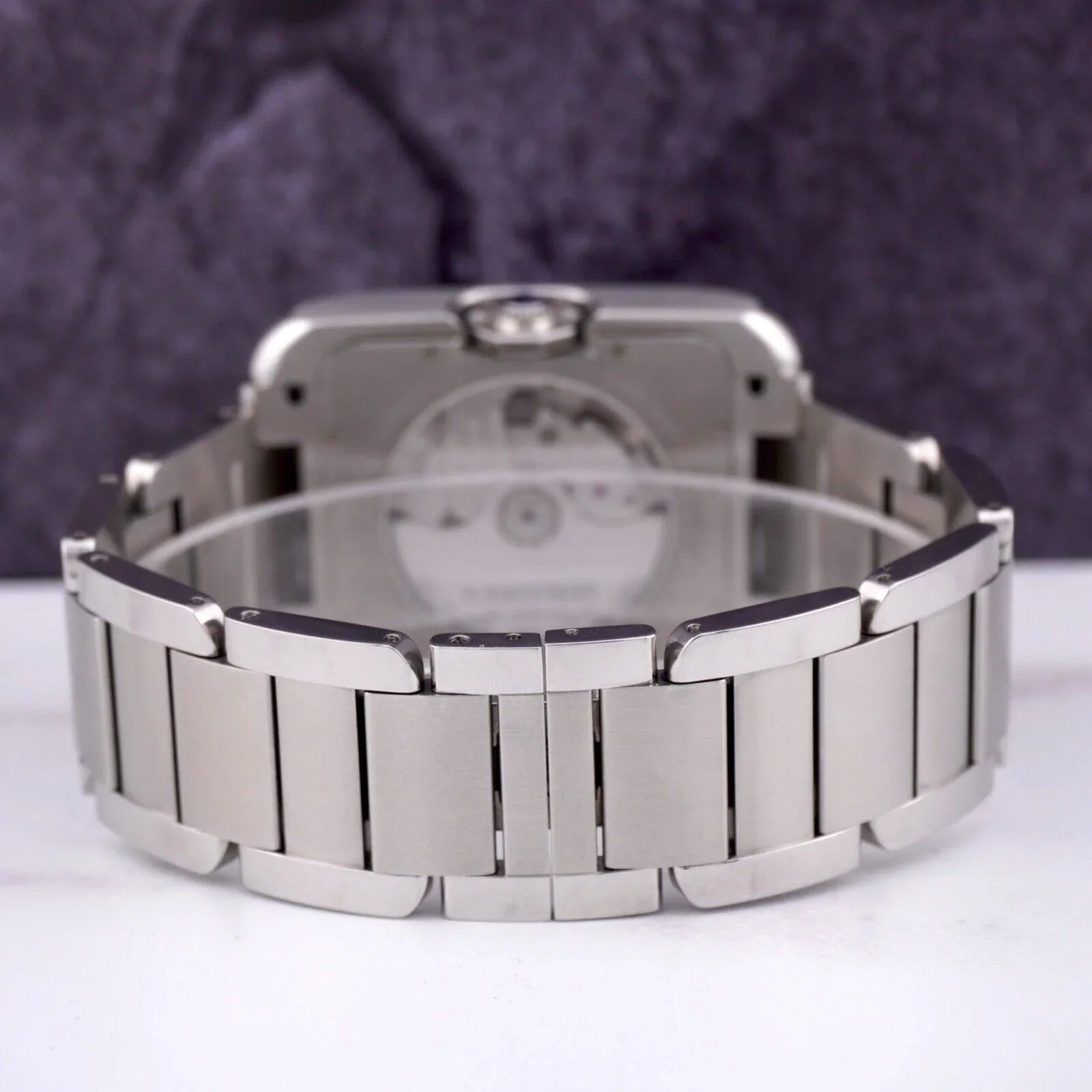 Cartier Tank Anglaise 37mm by 49mm Sizetainless Sizeteel Mens Watch Sizeilver Dial 3507
