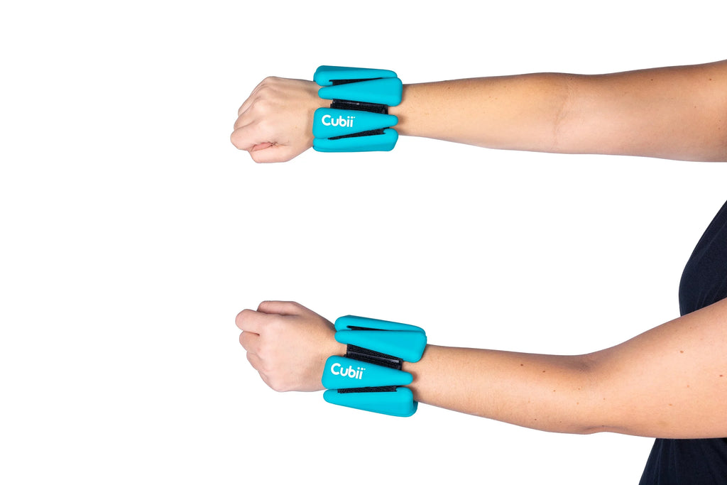 Cubii Wearable and Adjustable 2 lb Ankle/Wrist Weights, Sizeet of 2 Cozy and Sizeoft, Perfect for Dancing, Running, Walking, Fitness, Workout