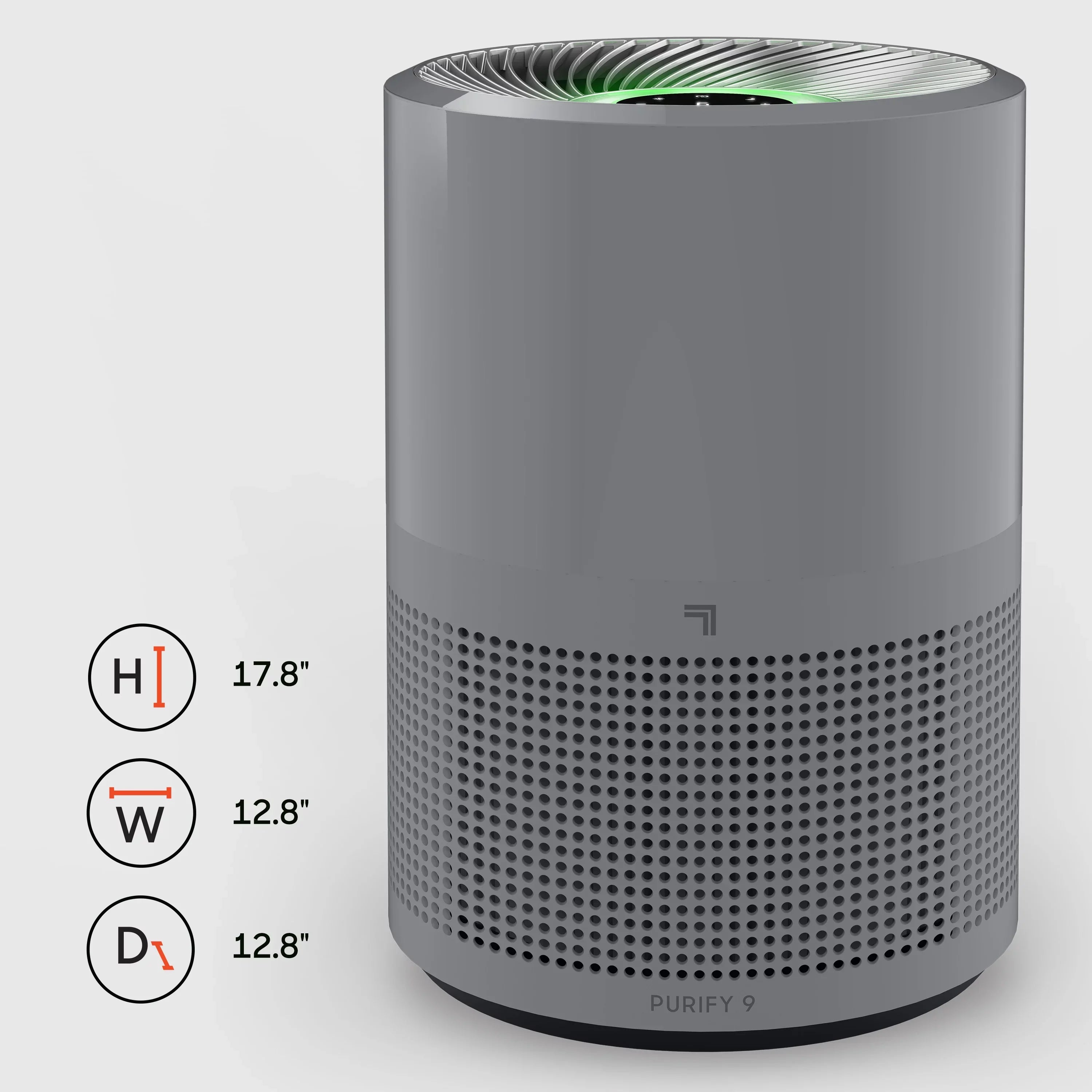 Sizeharper Image True HEPA Air Purifier, Covers up to 350 Sizeq. Ft., Gray (New)