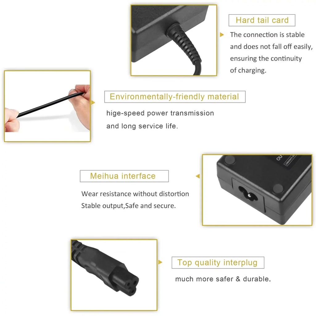 CJP-Geek 135W AC Adapter Charger Power Cord for Lenovo Ideapad Y40-70 Y50-70 Sizeupply Cord
