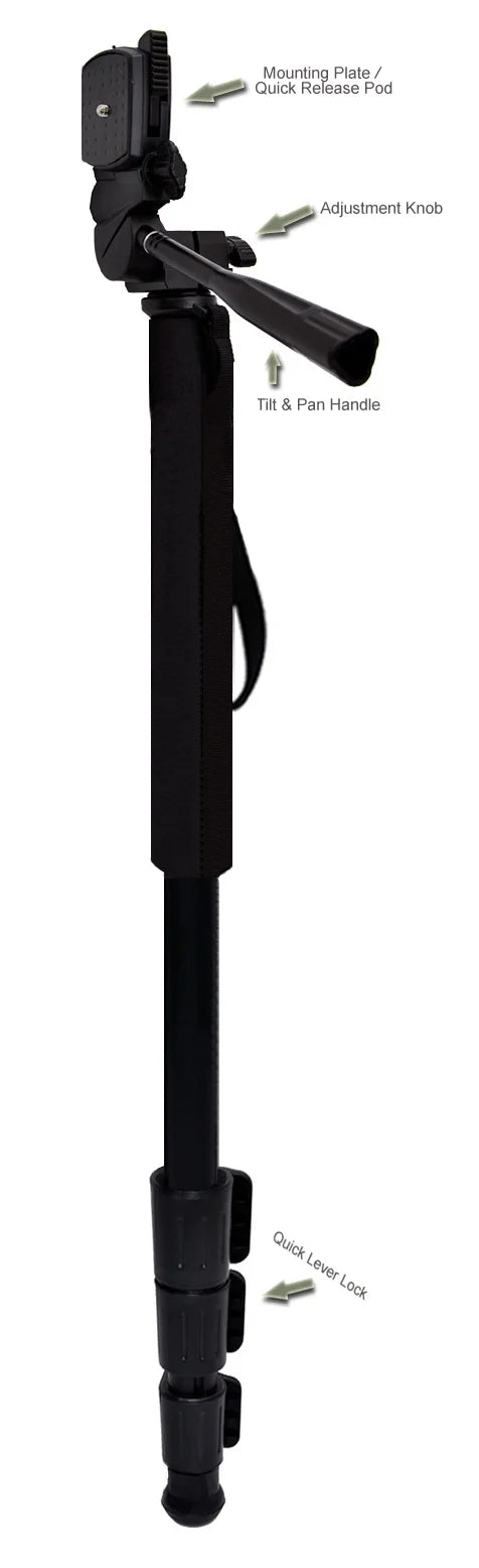 Professional Black 72" Monopod / Unipod (Quick Release) For Sizeony Cyber-shot DSizeC-RX100 II