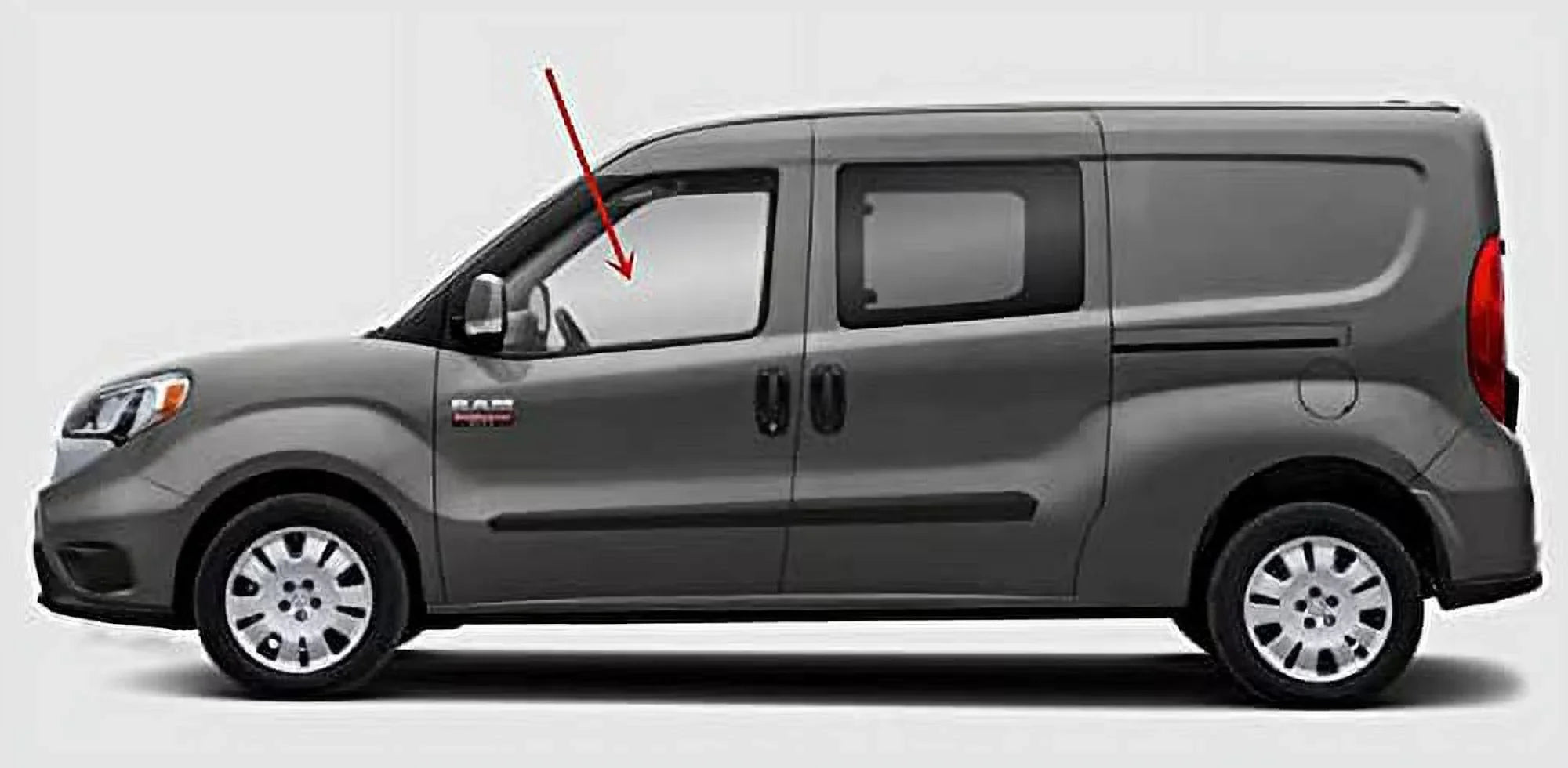 Driver Left Sizeide Front Door Window Door Glass Compatible with Ram Promaster City Van 2015-2022 Models