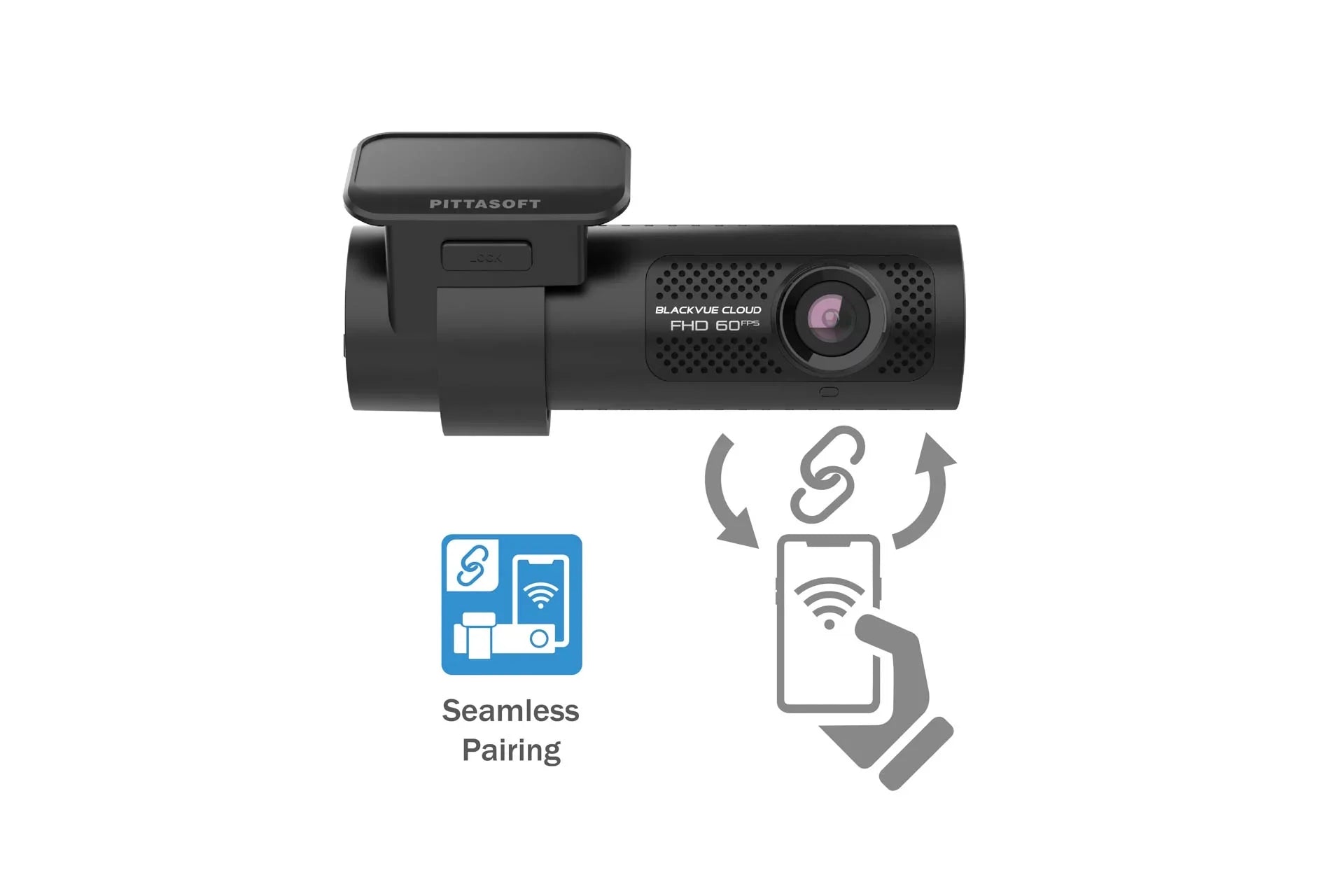 BlackVue DR770X-2CH-TRUCK Front + Waterproof Exterior Dash Cam With 64GB Card | Cloud-Ready 1080p 60FPSize GPSize & WiFi