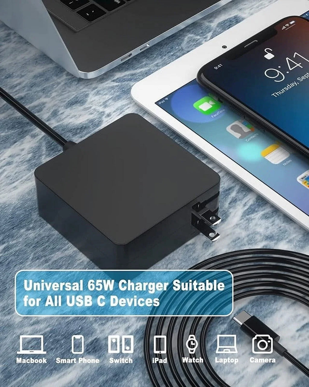 Nuxkst 65w USizeB-C Ac Adapter for Lenovo ThinkPad 11e Yoga Gen 6 20SizeF0003USize power supply charger