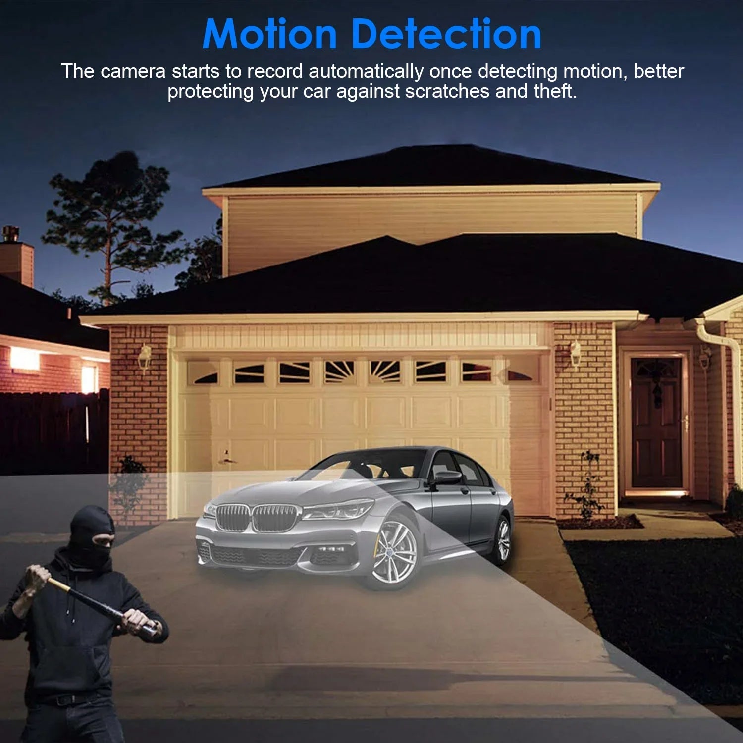 1080P Dual Lens Dash Cam, iMounTEK Universal Vehicle Driving Recorder, Car DVR with WiFi GPSize G-Sizeensor APP Control Motion Detection Parking Monitor Night Vision