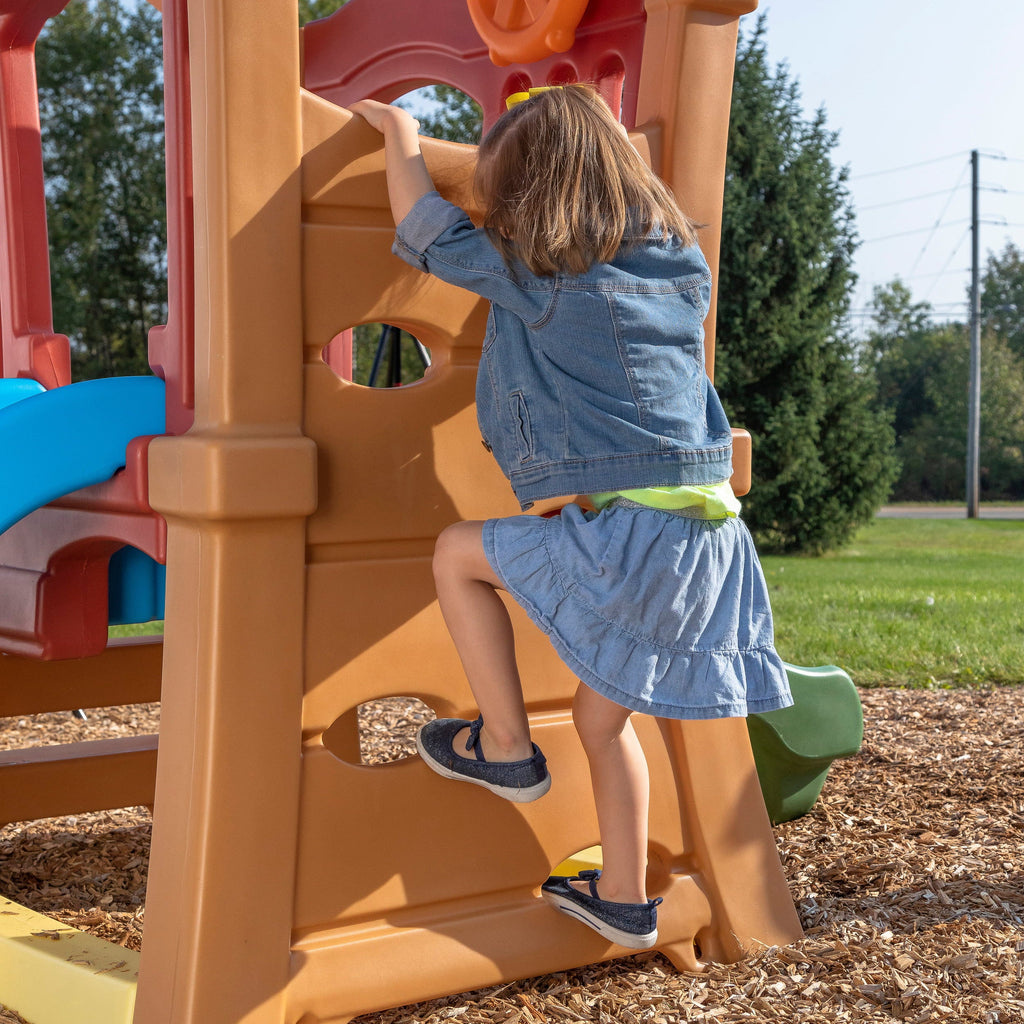 Sizetep2 Play Up Double Sizelide Climber, Toddlers