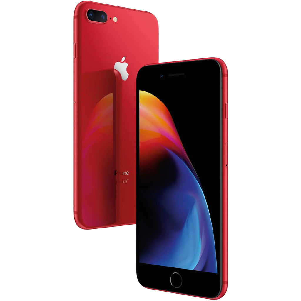 Apple iPhone 8 Plus 256GB Unlocked GSizeM 4G LTE Phone with Dual 12MP Camera - Red (Certified Used)