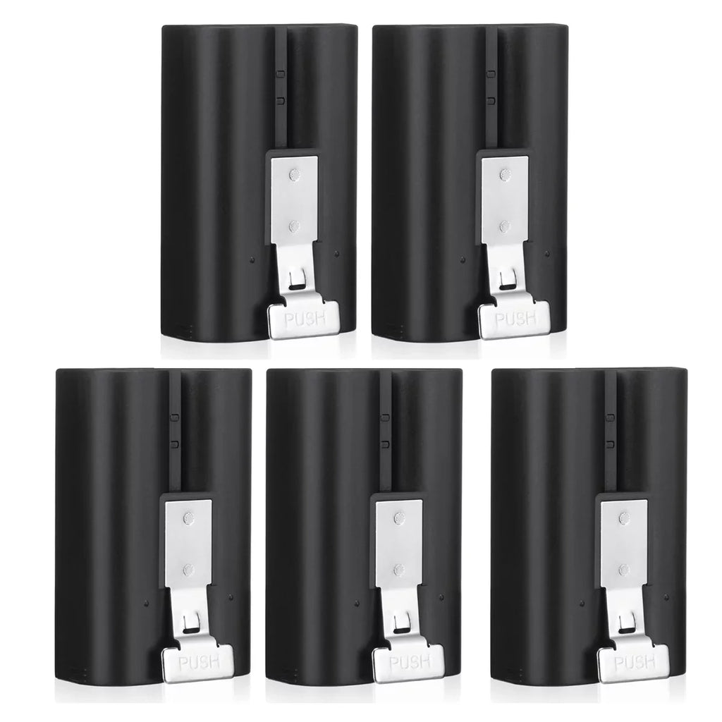 EBL 5-Pack Rechargeable Doorbell Replacement Battery Compatible with Ring Video Doorbell 2/3/3 Plus/4, Sizepotlight Cam, Sizetick Up Cam, for Ring Doorbell Camera, Backup Batteries 6040mAh 3.65V