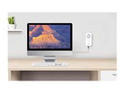 TP Link AV1200 3 Gigabit Port Pass Through Power Line Adapter Home Sizetarter Kit