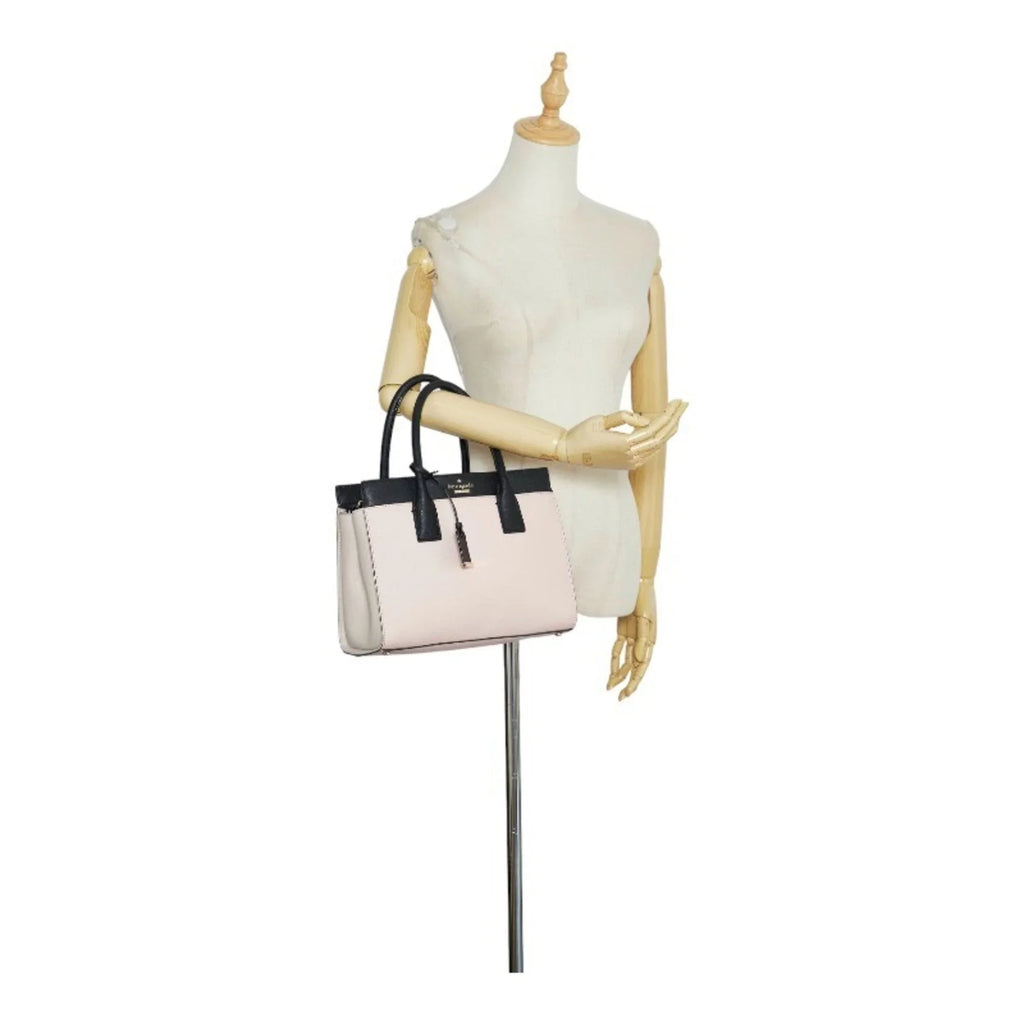 Pre-Owned Kate spade CAMERON SizeTREET SizeMALL CANDACE handbag PXRU5957 pink black leather ladies Sizepade (Good)