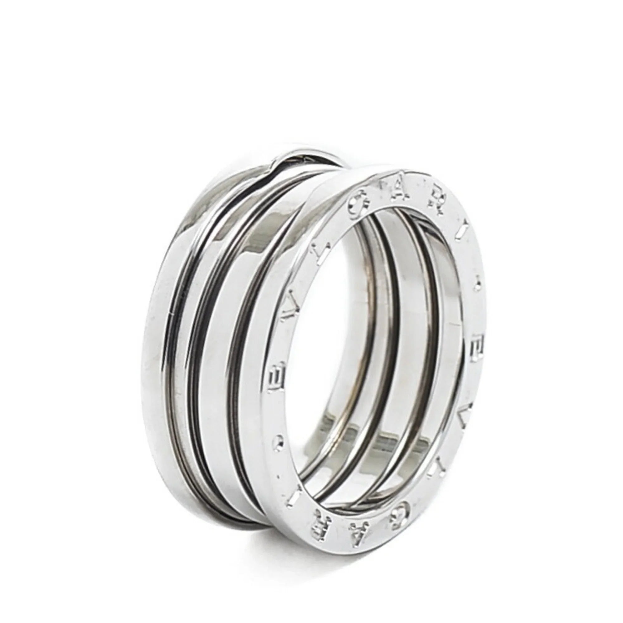 Pre-Owned Bvlgari Bzero1 3 band ring K18WG #57 (Good)