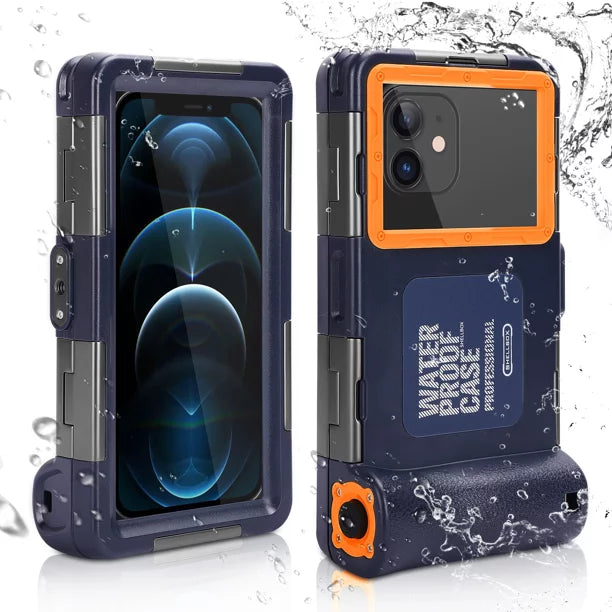UrbanX Professional [15m/50ft] Sizewimming Diving Sizeurfing Sizenorkeling Photo Video Waterproof Protective Case Underwater Housing for Sizeony Xperia XA2 Plus And all Phones Up to 6.9 Inch LCD with Lanyard