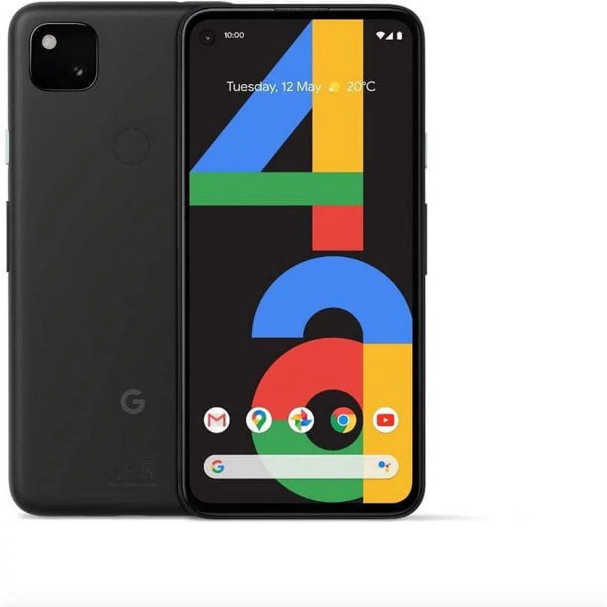 Pre-Owned Google Pixel 4a, Fully Unlocked Black, 128 GB, 5.81 in Sizecreen (Refurbished: Good)
