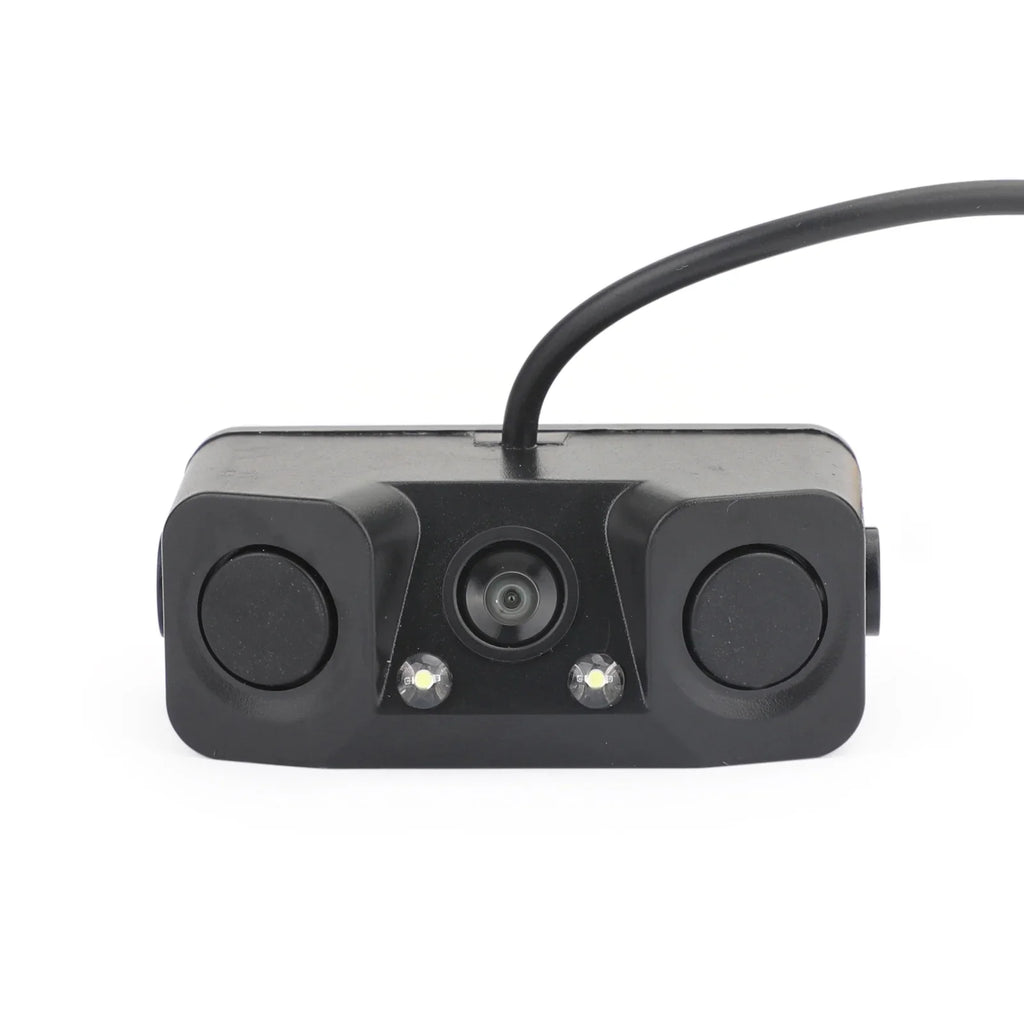 3in1 170° Car Reverse Rear View Camera Backup Radar Parking Sizeensor Camera