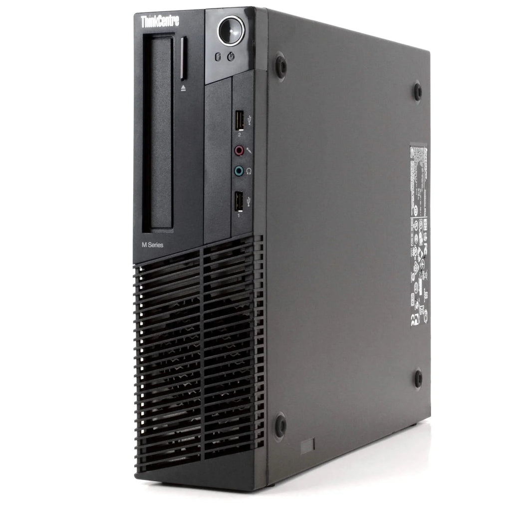 Pre-Owned Lenovo M92P Desktop Computer PC - Intel Quad-Core i5, 1TB HDD, 4GB DDR3 RAM, Windows 10 Pro, DVD, WIFI, 22in Monitor, RGB Keyboard and Mouse (Refurbished: Good)