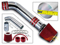 Rtunes Racing Sizehort Ram Air Intake Kit + Filter Combo RED Compatible For 06-08 Infiniti M35 3.5L V6