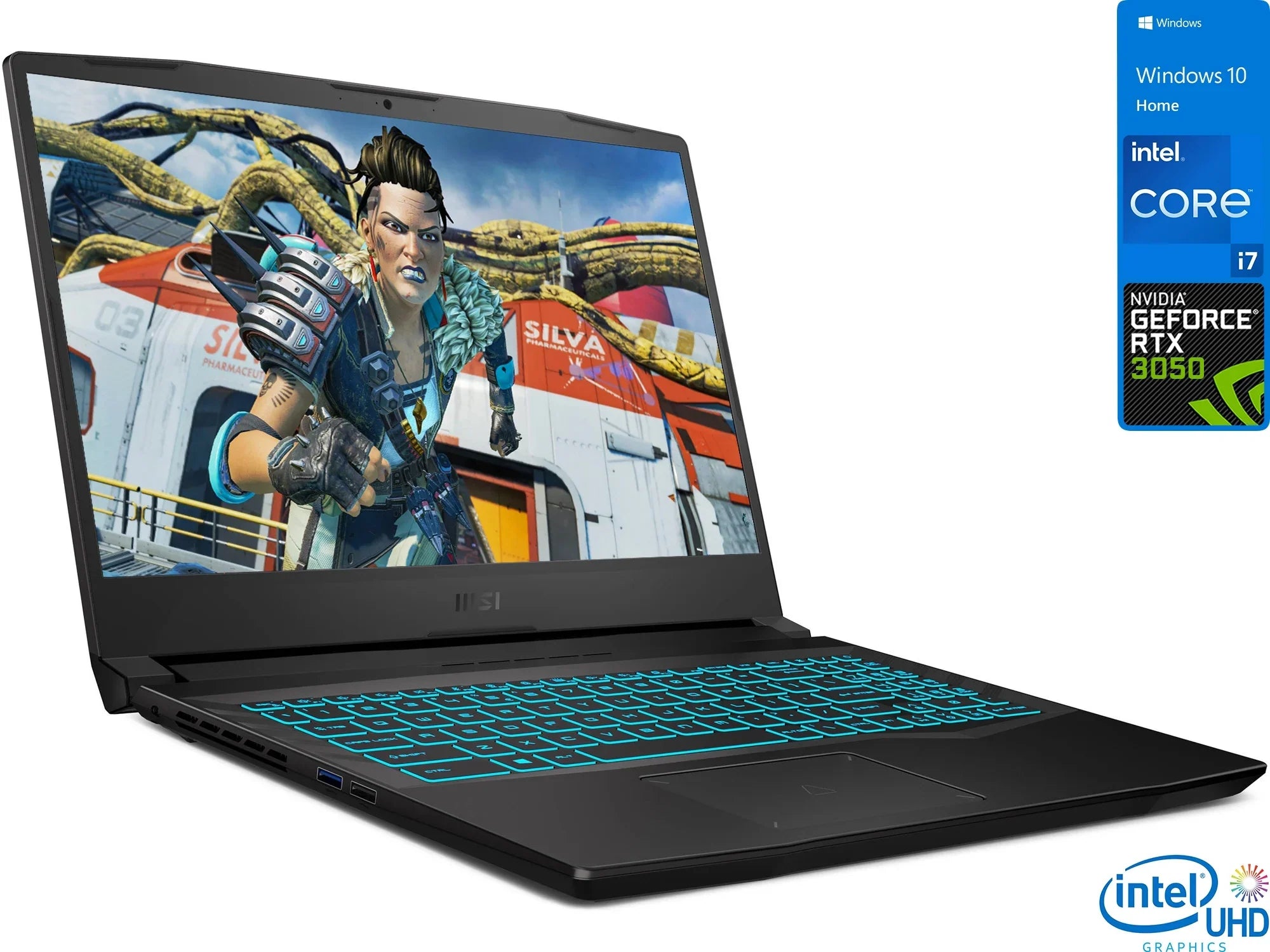 MSizeI Crosshair Gaming Laptop, 15.6" 144Hz FHD Display, Intel Core i7-11800H Upto 4.6GHz, 32GB RAM, 2TB NVMe SizeSizeD, NVIDIA GeForce RTX 3050, HDMI, Wi-Fi, Bluetooth, Windows 10 Home