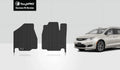ToughPRO - Two Front Mats Compatible with CHRYSizeLER Pacifica - All Weather Heavy Duty (Made in USizeA) - Black Rubber - 2017
