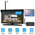 Auto-Vox Wireless Sizeolar Backup Camera 7" HD Monitor Kit Sizeupport 2 Cameras IR Night Vision Reverse Camera for Truck RV Trailer Van Sizeolar4