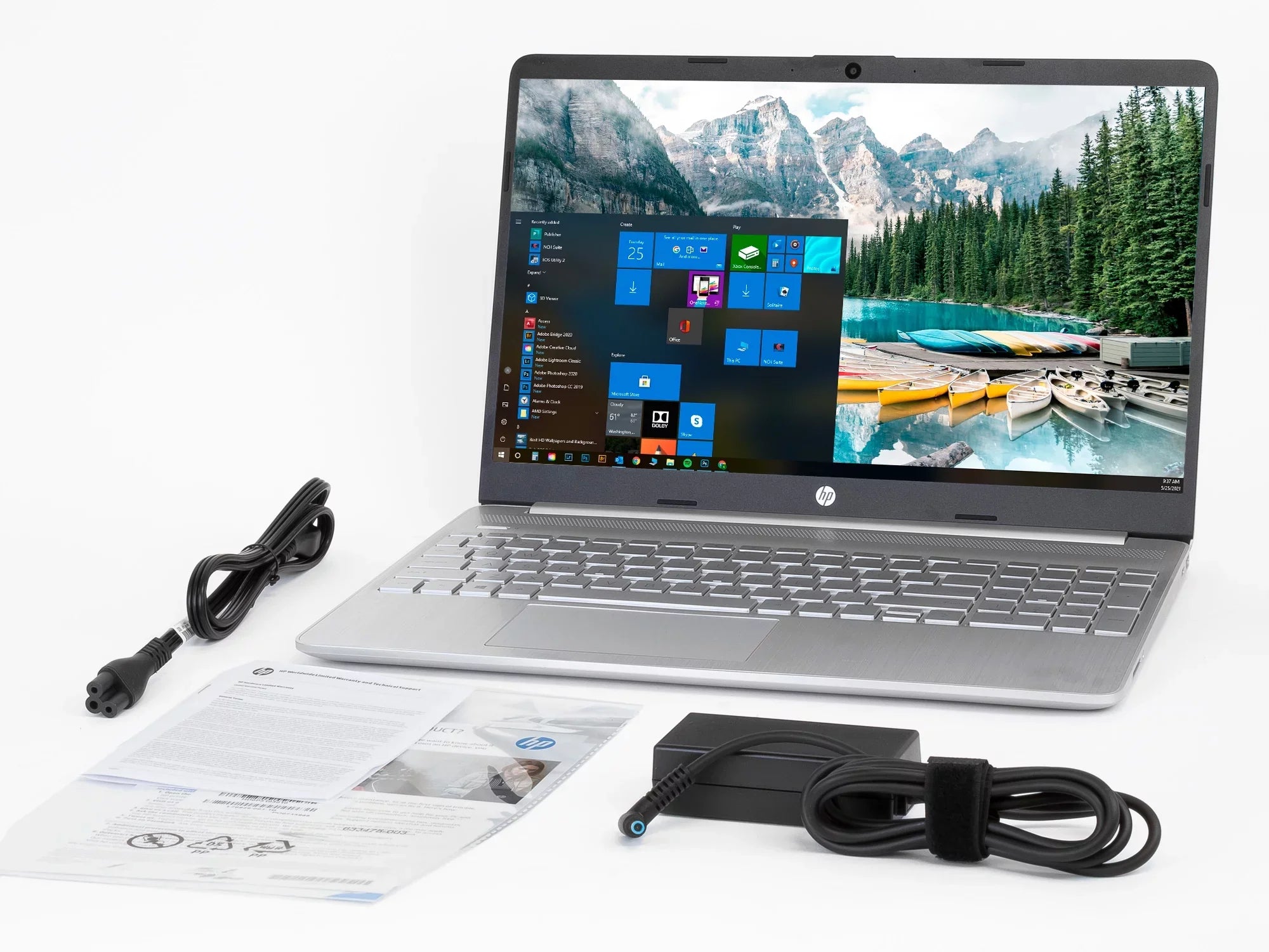 HP 15 Laptop, 15.6" HD Display, Intel Core i3-1125G4 3.70GHz, 32GB RAM, 512GB SizeSizeD, HDMI, Wi-Fi, Bluetooth, Windows 10 Home Size