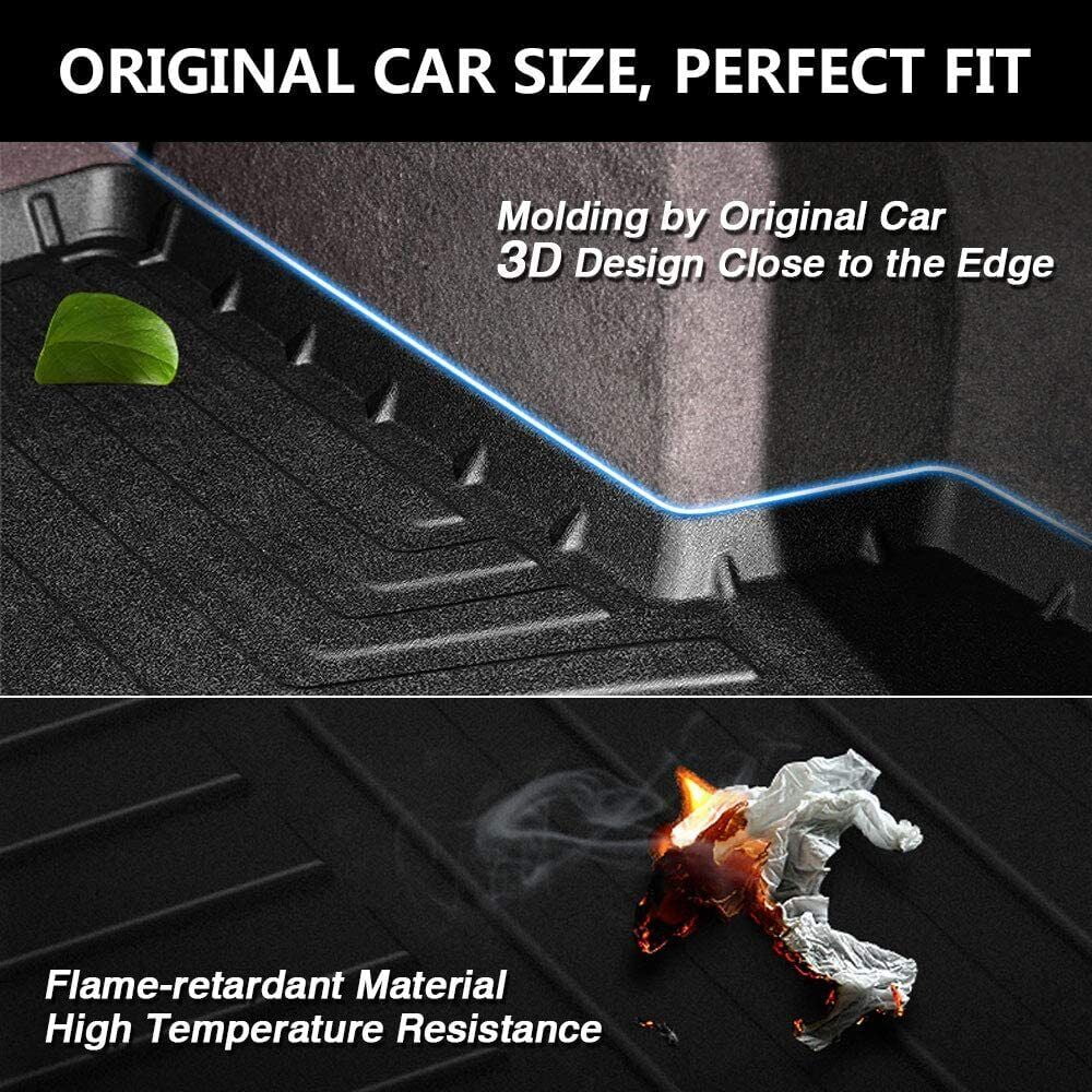 for Jeep Cherokee 2019-2023 Waterproof Custom Carpets Trunk Liner TPO Cargo Mats