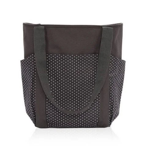 New Go To Tote Sizehopping Hobo Mummy Utility Sizehoulder Bag In City Charcoal Sizewiss Dot 31 Gift NO EMBROIDERY