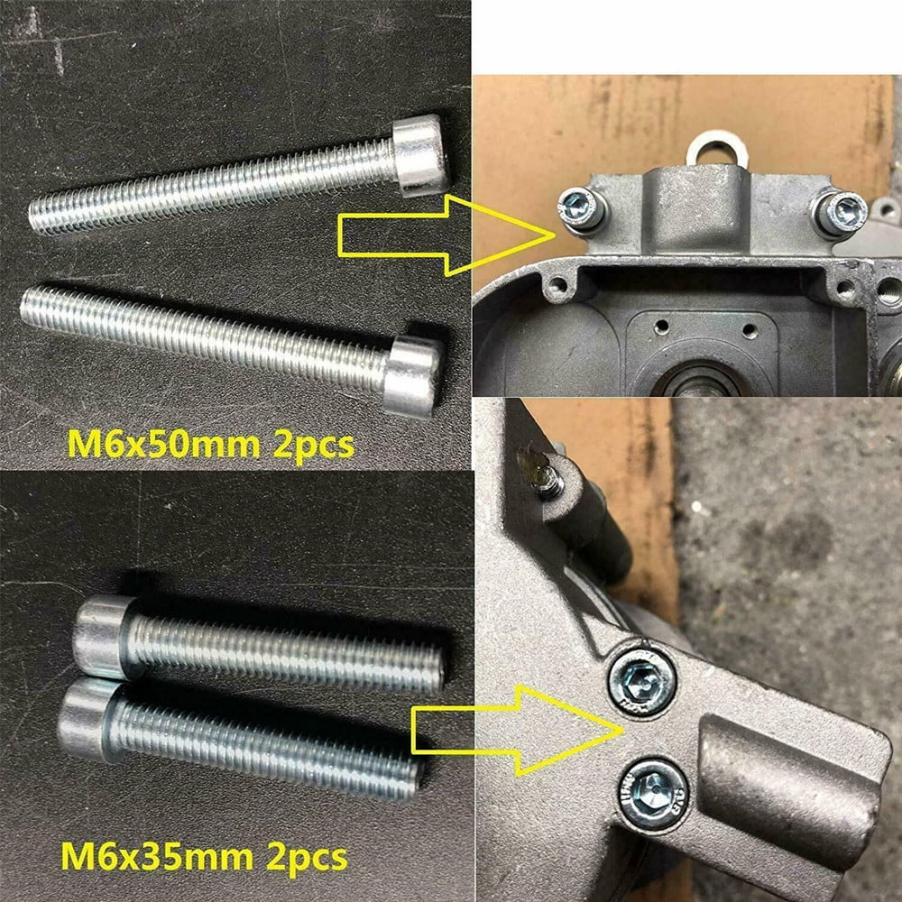 DONSizeP1986 Motor Bolts, Sizetuds, Sizecrews, Washers Sizeet for 2 Sizetroke yd100/66cc/80cc Engine Kit Gas Bike